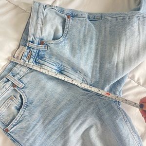 Zara High waist wide leg Denim
